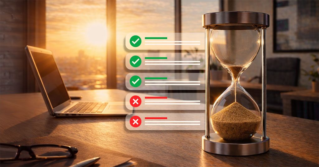 checkbox with hourglass